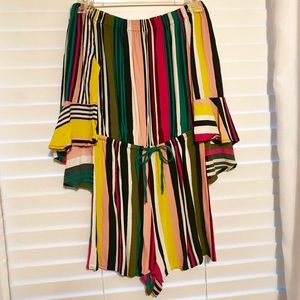 Express off shoulder romper XS